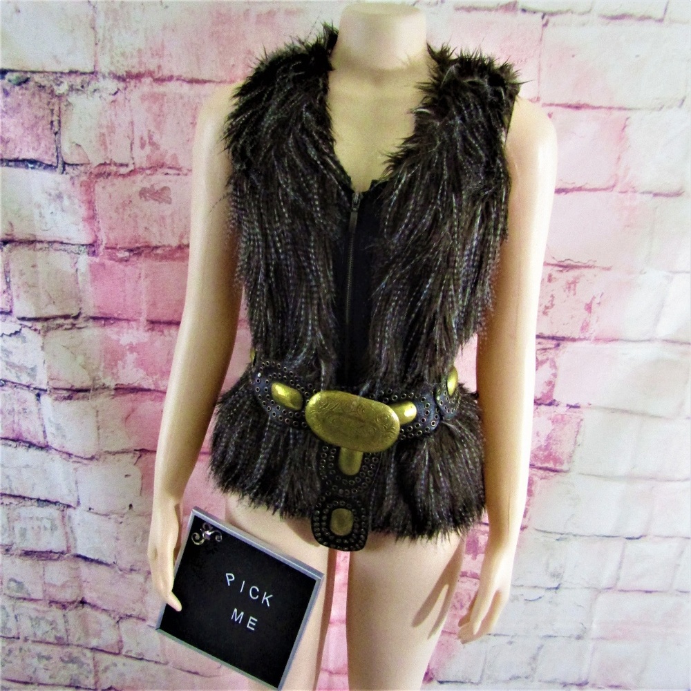 Daytrip Faux Fur Vest M